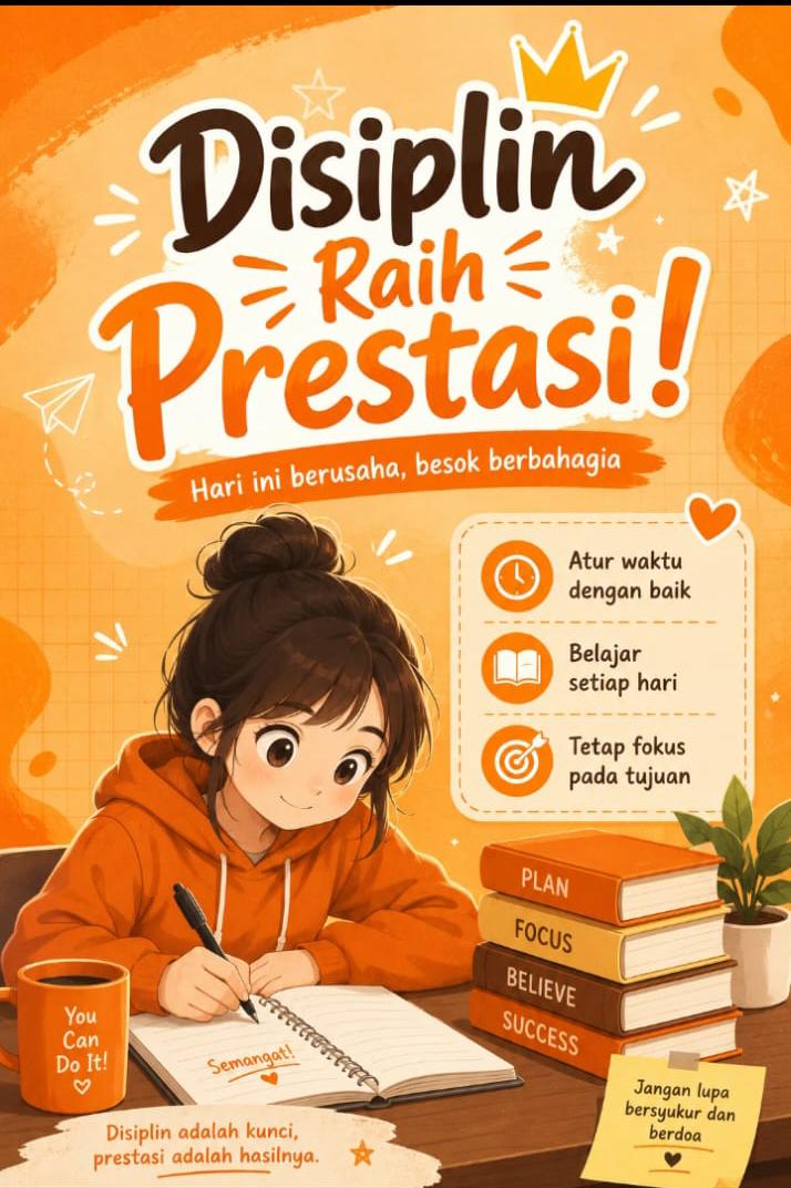 Disiplin diri untuk raih prestasi