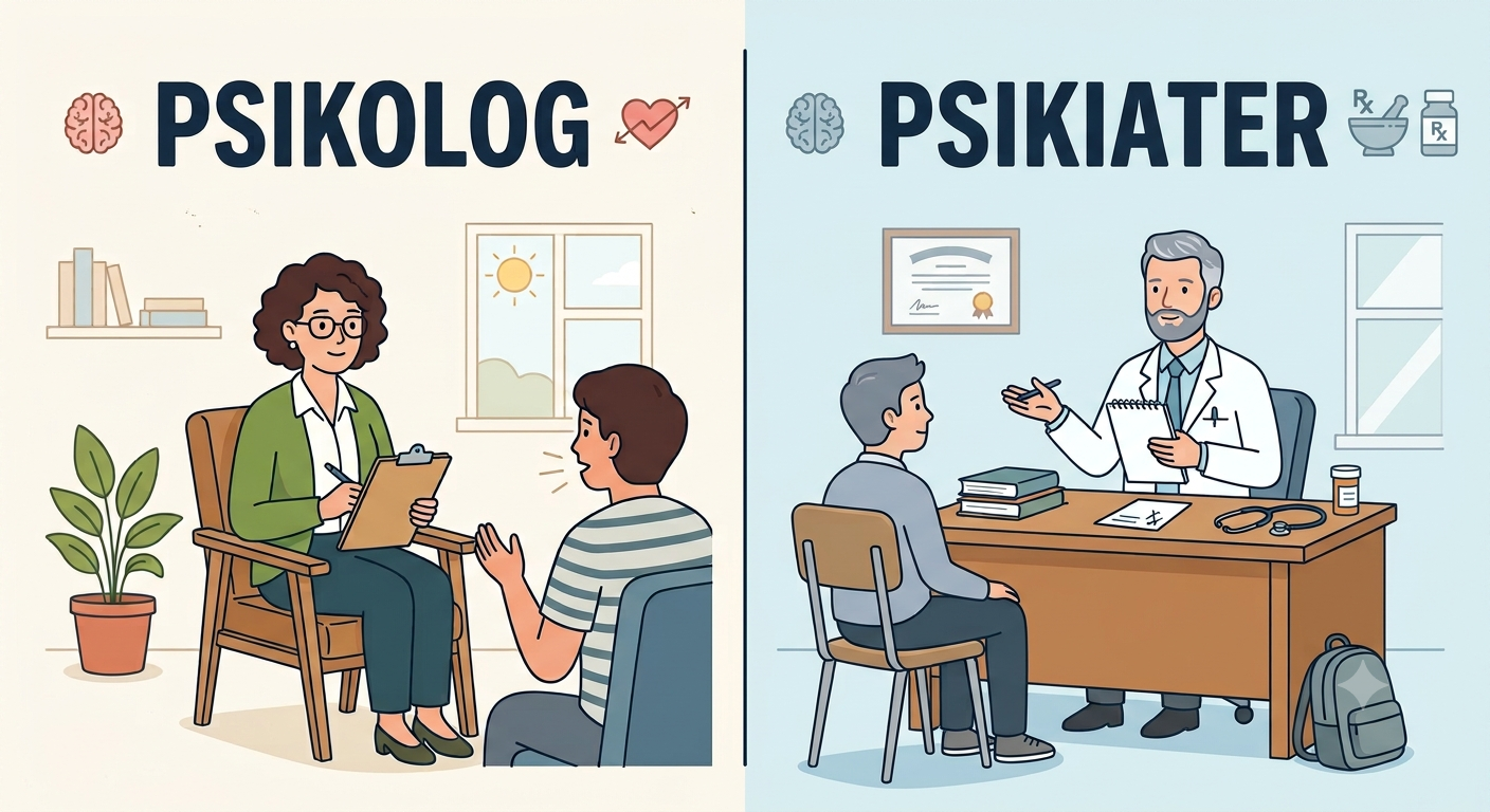 Apa Bedanya Psikolog dan Psikiater?