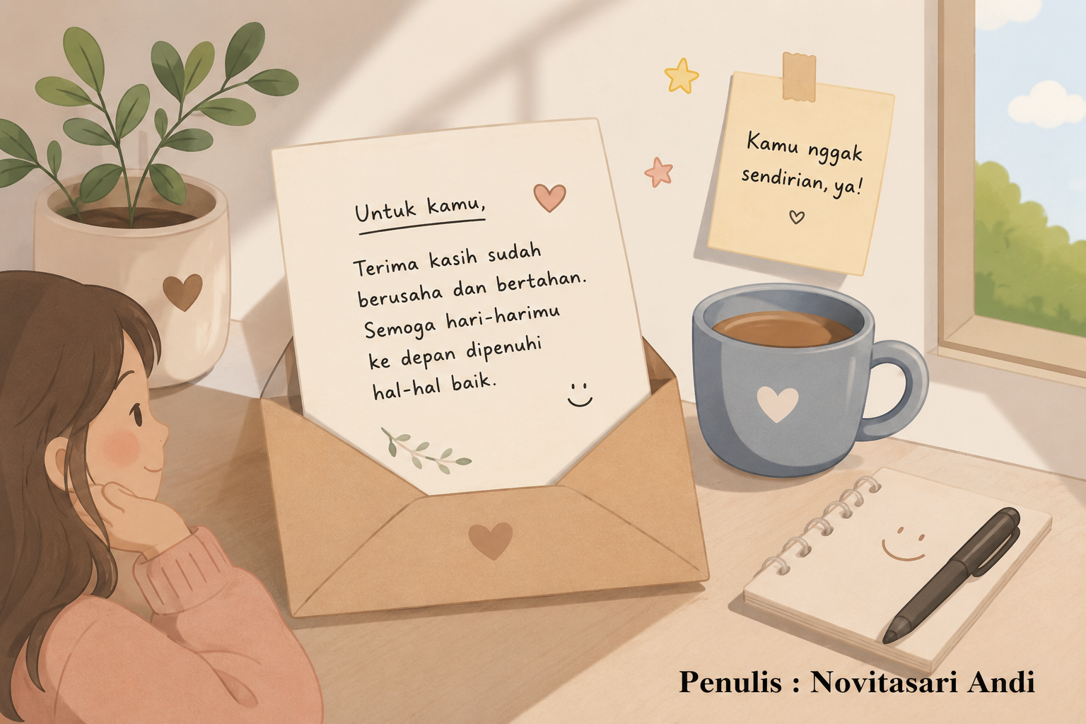 Surat Anonim untuk Saling Menguatkan: Mengapa Dukungan dari Orang Asing Bisa Bermakna?