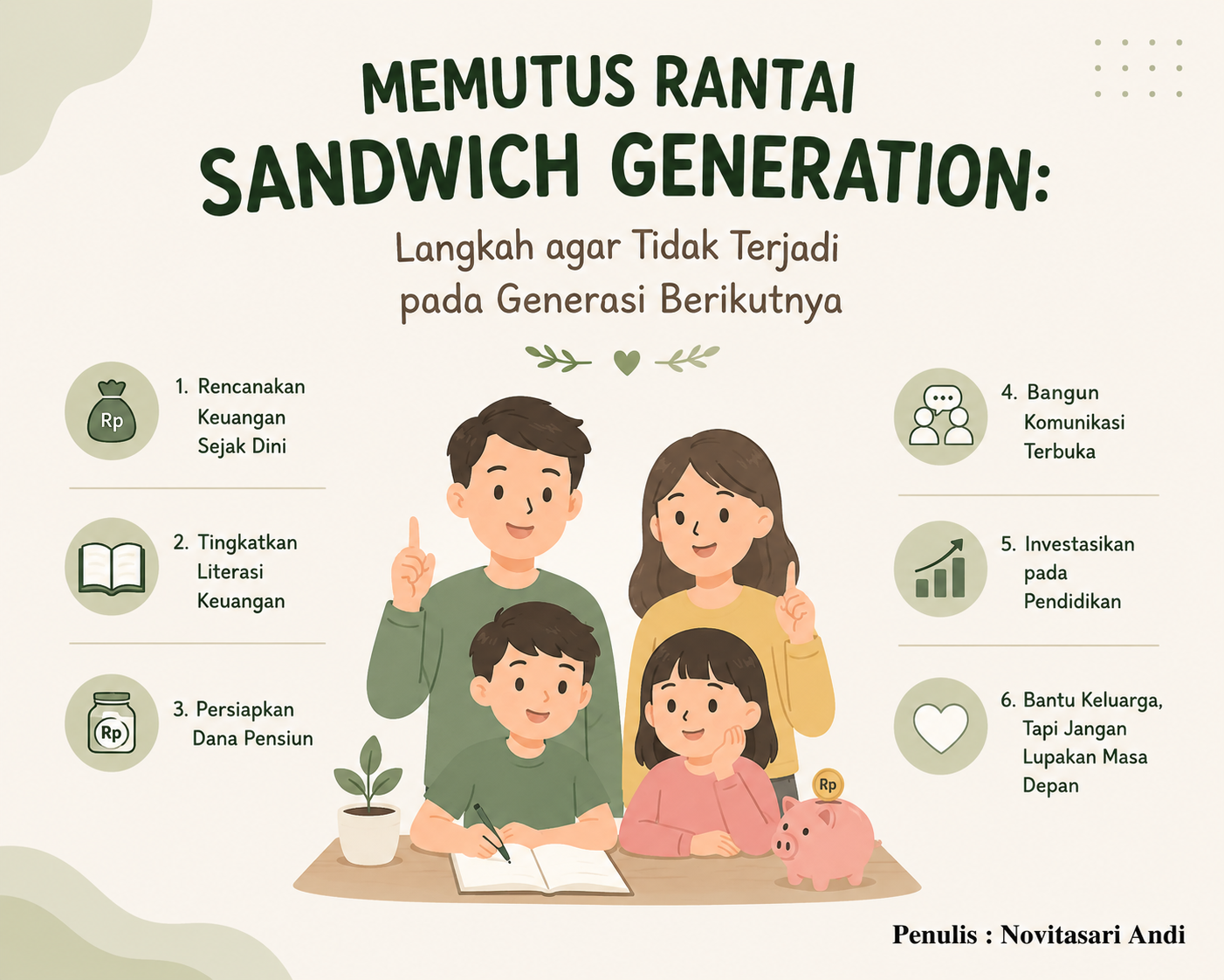 Cara Memutus Rantai Sandwich Generation: Langkah agar Tidak Terjadi pada Generasi Berikutnya